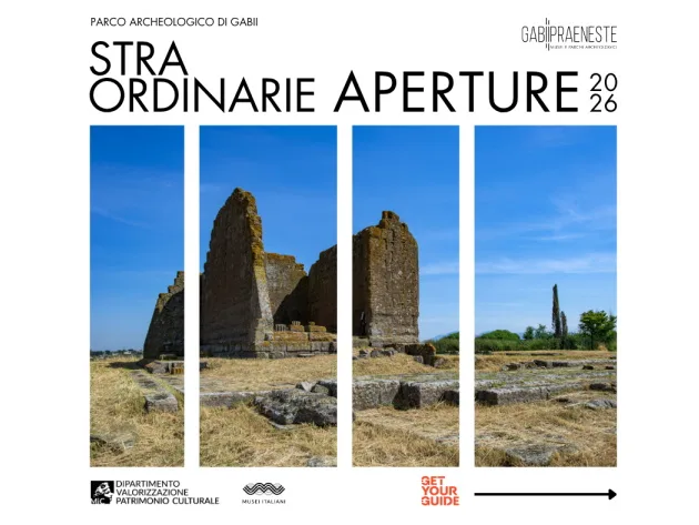 Special openings of 2026 at the Gabii Archaeological Park