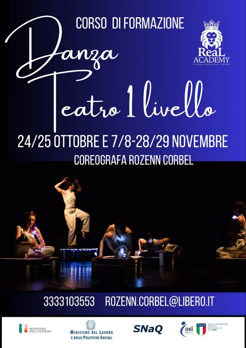 Corso Formazione Danzateatro 2 Livello con la coreografa e formatrice Rozenn Corbel