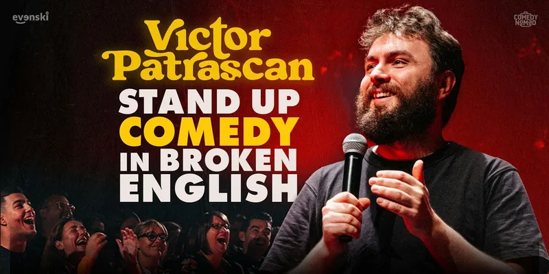 Stand up Comedy in broken English • Victor Patrascan in Rome