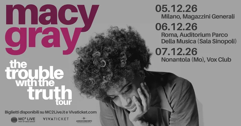 MACY GRAY - The Trouble With The Truth Tour | Roma, Auditorium Parco della Musica (Sala Sinopoli)