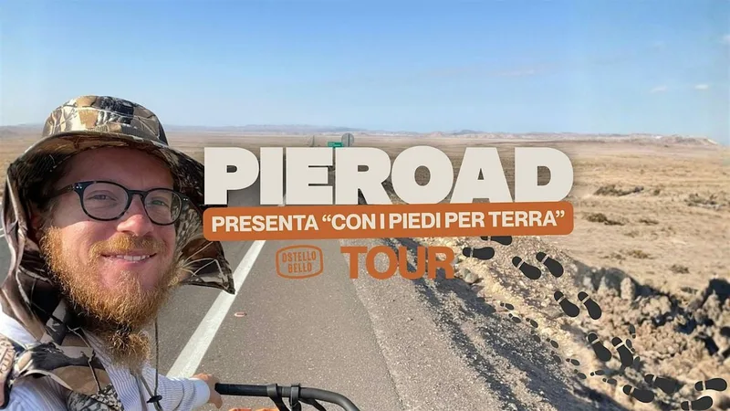 PIEROAD presenta "Con i piedi per terra"  •  Ostello Bello Roma
