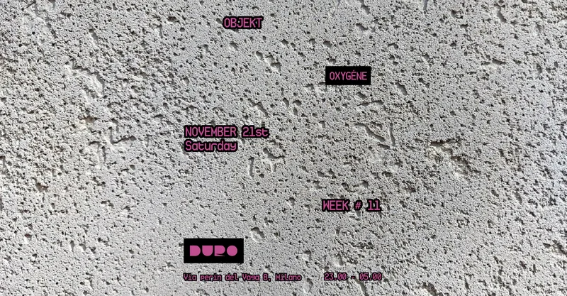 Oxygène // Objekt