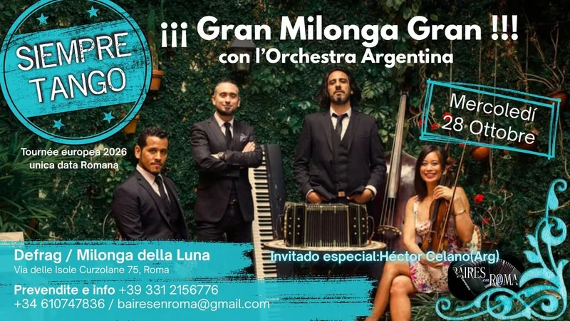 Gran Milonga con la Orquesta Siempre Tango (Arg)
