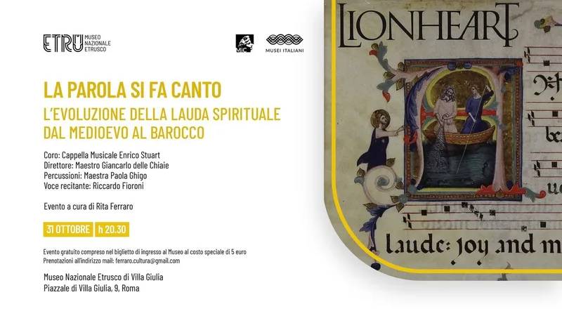 La parola si fa canto. L'evoluzione della lauda spirituale dal Medievo al Barocco 