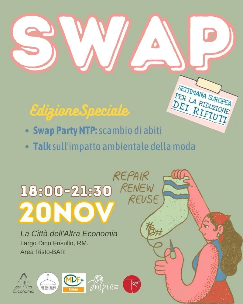 👕♻️SWAP PARTY Nei Tuoi Panni: il tuo armadio sostenibile!🧵