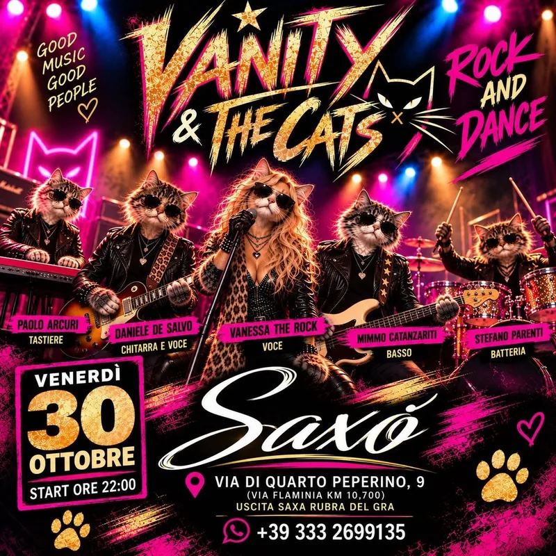 Vanity & the cats - Saxo