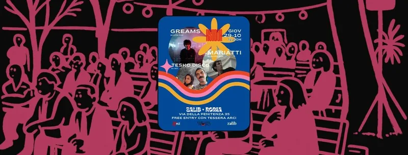 RISUONA: GREAMS + MARIATTI + TESKO DISCO DJSet Live at ZALIB