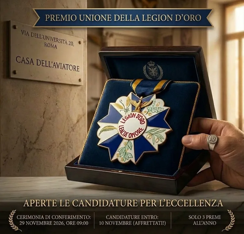 74° anno di fondazione della Unione della Legion d'Oro