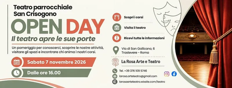 Open Day | La Rosa Arte e Teatro – Trastevere