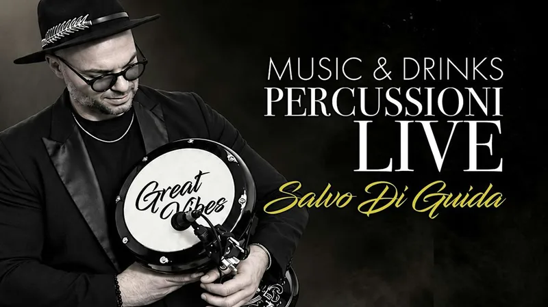 Music & Drinks: Percussioni live con Salvo di Guida