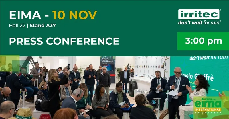 EIMA 2026: Irritec Press Conference