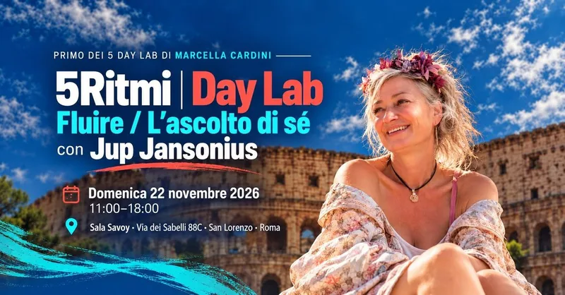5Ritmi | Day Lab: Fluire/ L'ascolto di sé con Jup Jansonius 