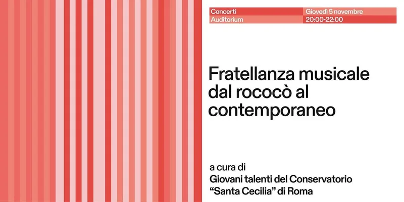 Concerto "Fratellanza musicale dal rococò al contemporaneo"