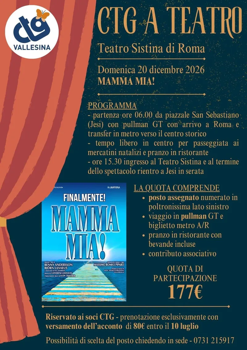 CTG A TEATRO - Musical MAMMA MIA!