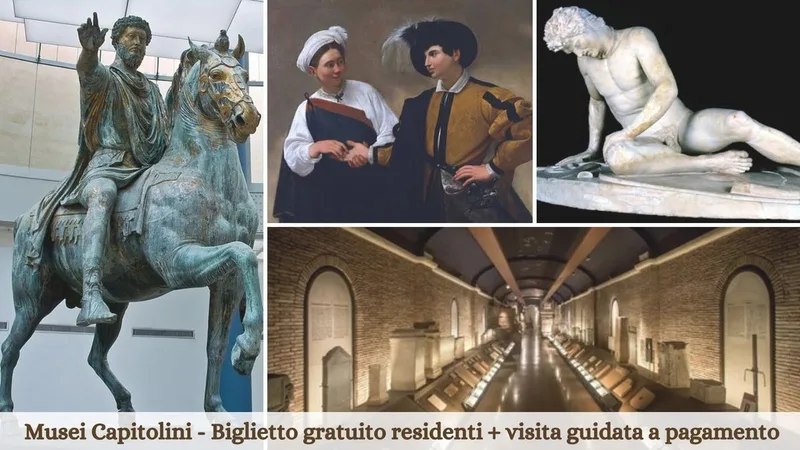 Musei Capitolini – Ingresso gratuito residenti + visita guidata a pagamento