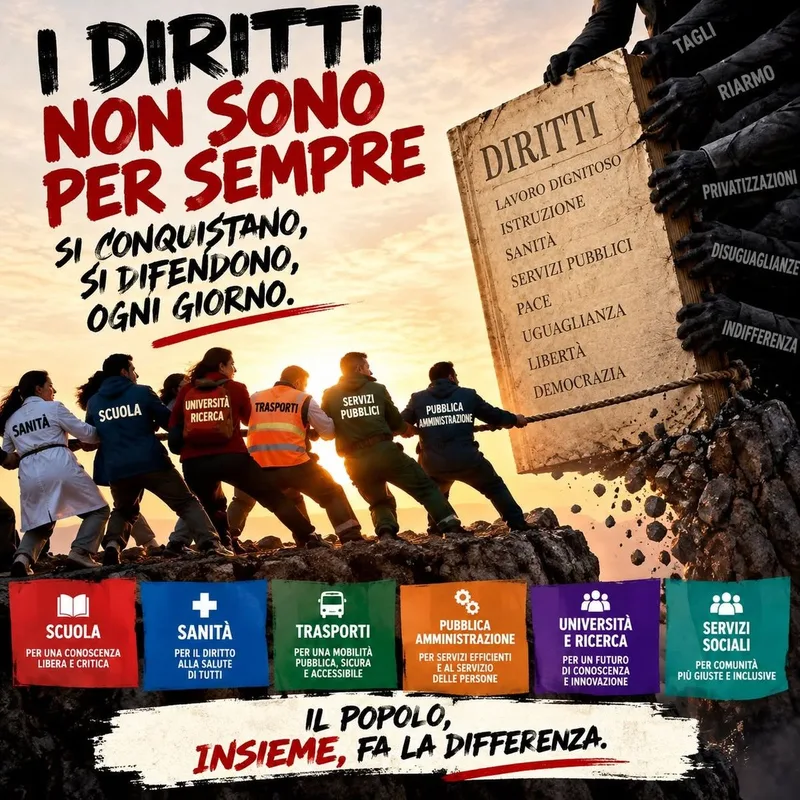Sciopero generale nazionale di tutte le Categorie 30 ottobre 2026