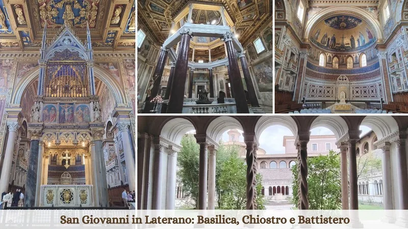 San Giovanni in Laterano: basilica, chiostro e battistero