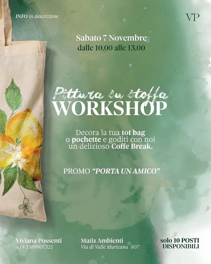 workshop di pittura su stoffa 