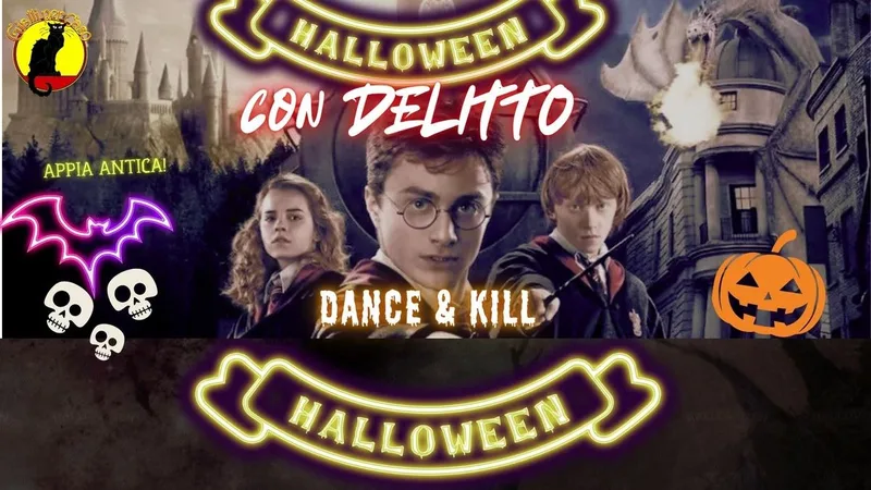 HALLOWEEN CON DELITTO "K*ll&DANCE" HARRY POTTER SULL'APPIA ANTICA
