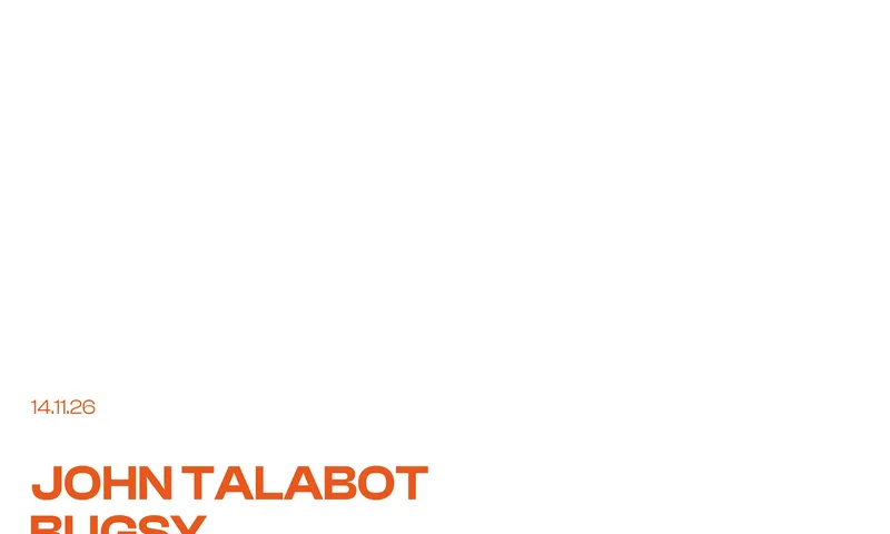Take It Easy with John Talabot [ACCESSO RISERVATO AI TESSERATI ARCA]