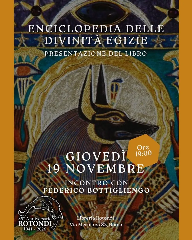 "Enciclopedia delle divinità egizie" di Tamara Siuda - presentazione con Federico Bottigliengo