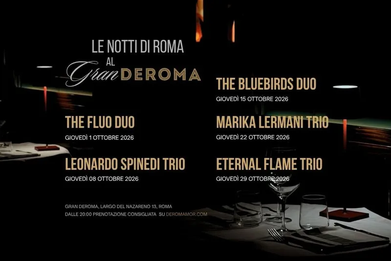 Le Notti di Roma al Gran Deroma- ottobre 2026