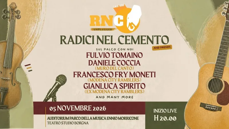 Radici nel Cemento & Friends @Auditorium Parco della Musica Ennio Morricone