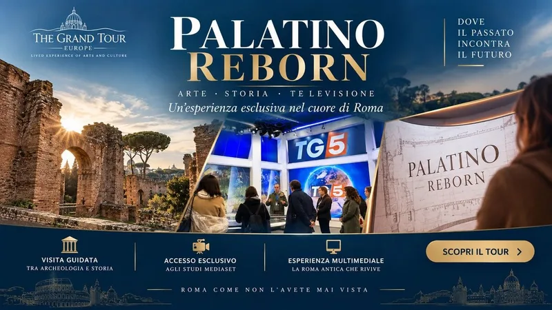Palatino Reborn - Visita Esclusiva agli Studi Mediaset e al Rione Celio con Esperienza Multimediale