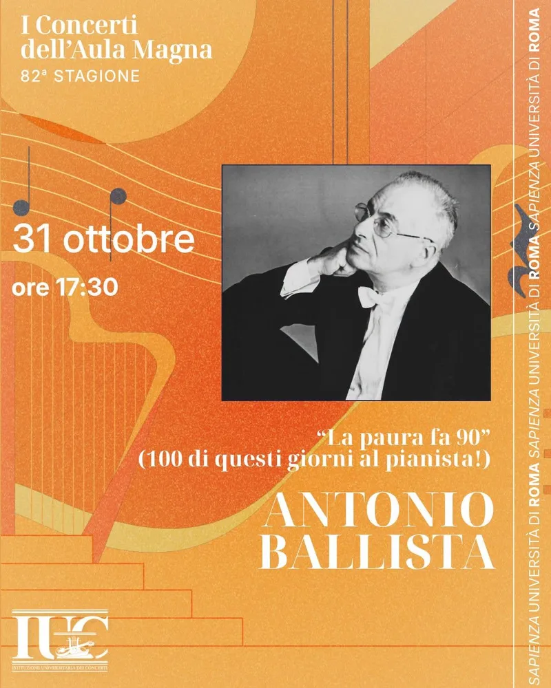 ANTONIO BALLISTA pianoforte: La Paura fa 90