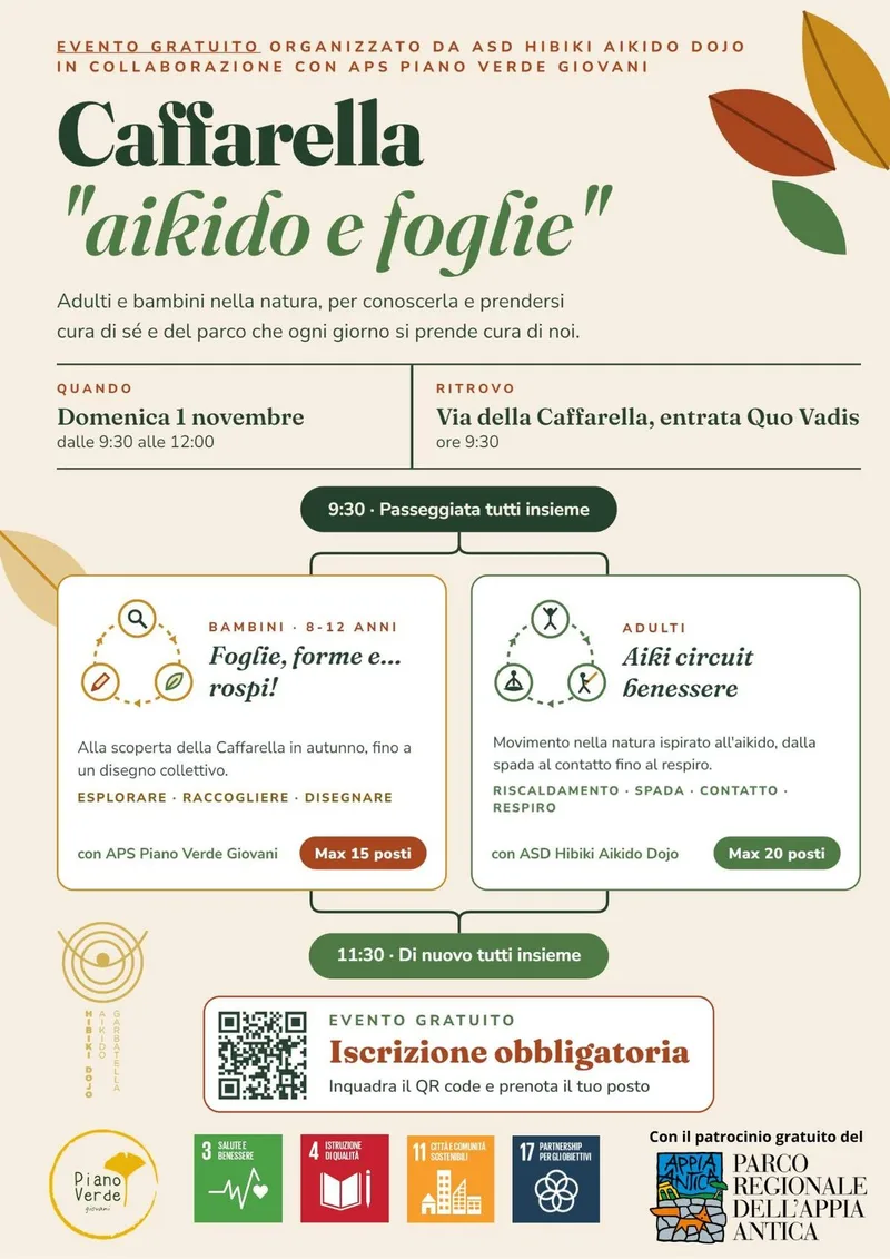 Caffarella "aikido e foglie"