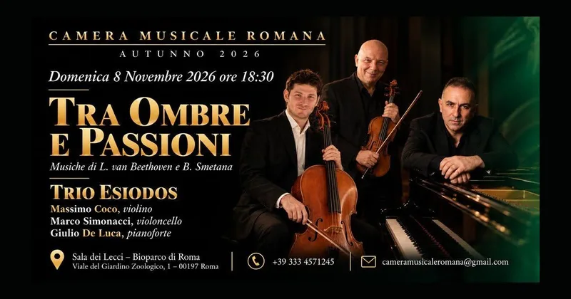 TRA OMBRE E PASSIONI | Trio Esiodos – Beethoven e Smetana