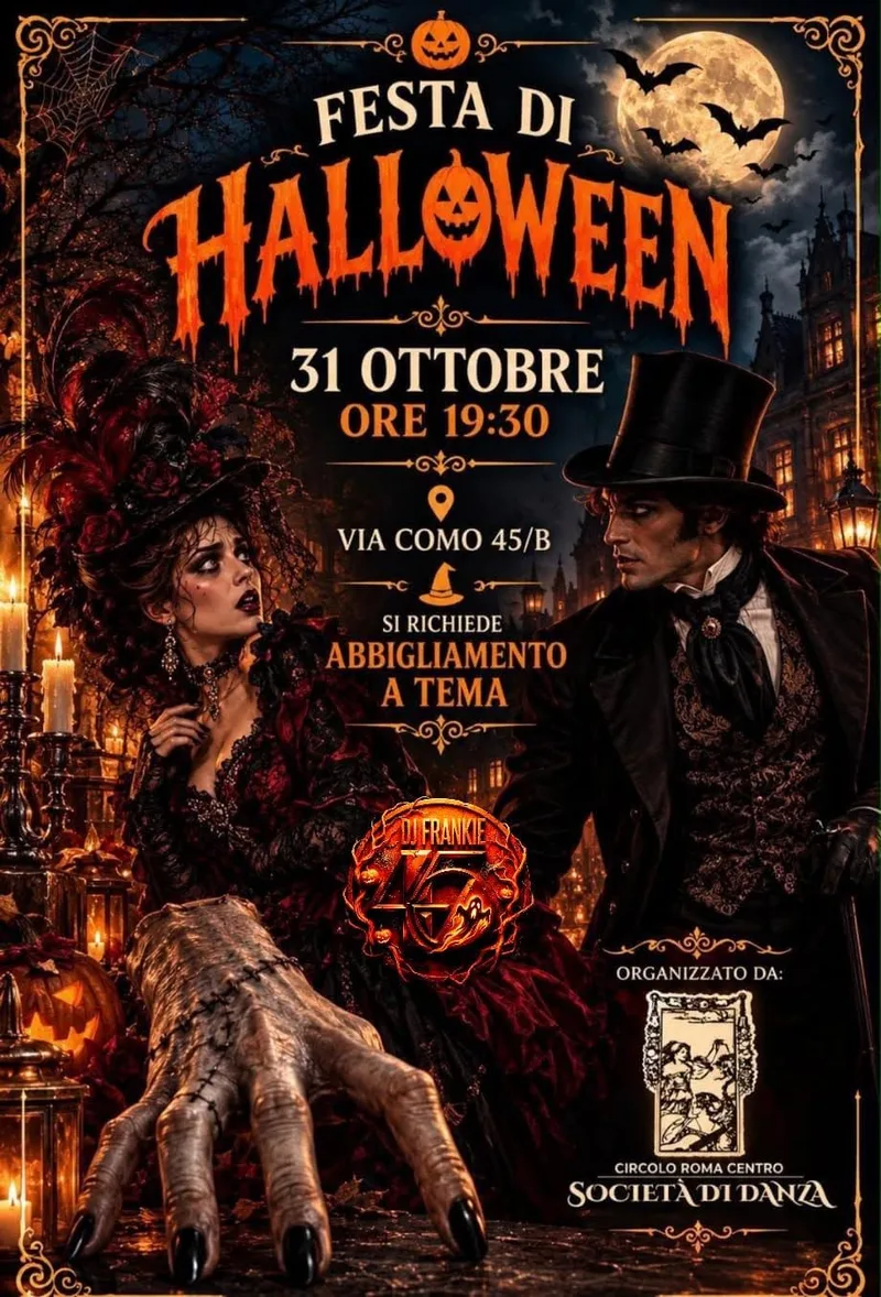 🎃🦇 HALLOWEEN DANCE PARTY – SOCIETÀ DI DANZA ROMA CENTRO 🦇🎃