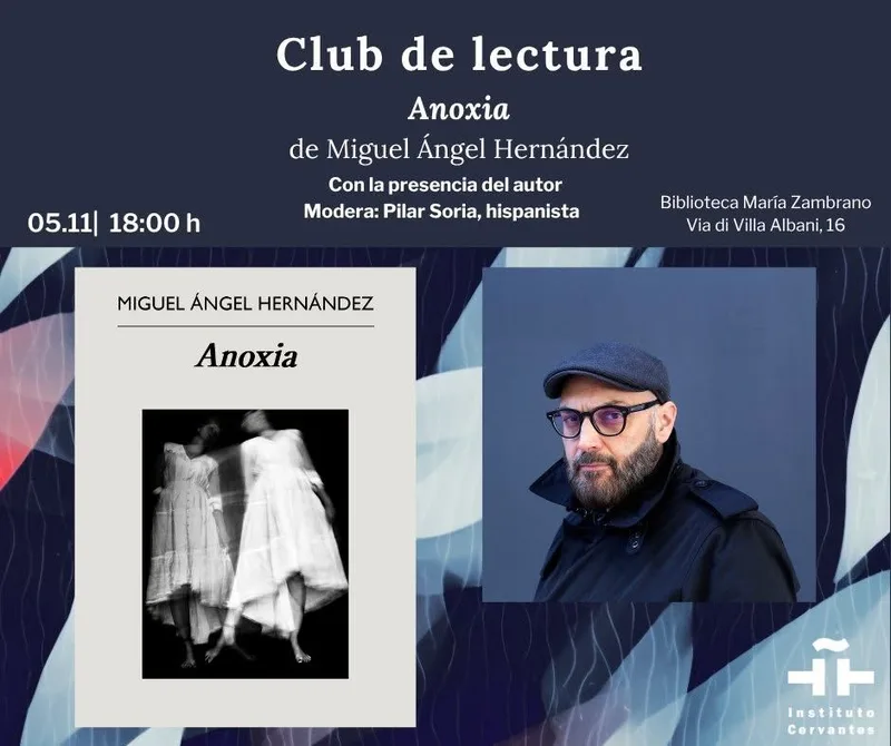 Club de lectura «Anoxia» de Miguel Ángel Hernández