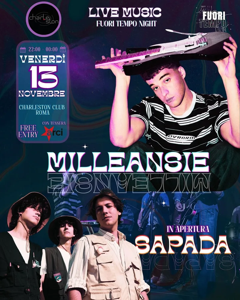 MILLEANSIE LIVE - Fuori Tempo Night