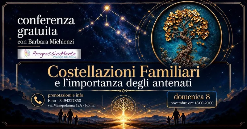 Conferenza gratuita: Costellazioni familiari e l’importanza degli antenati
