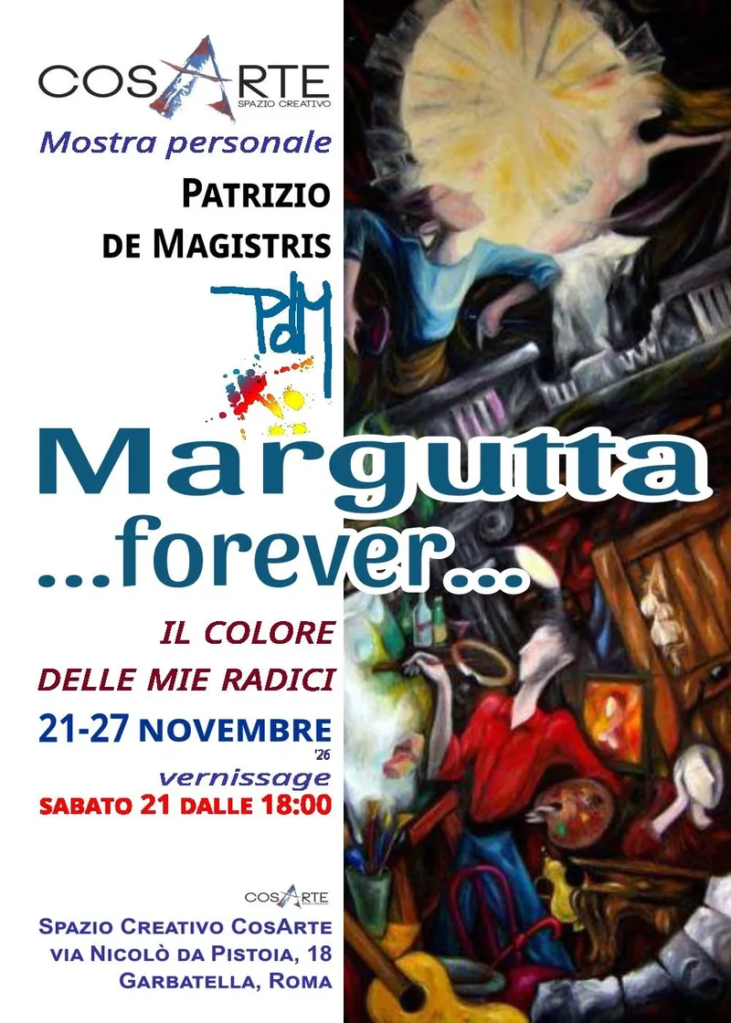 “Margutta …forever…” il Colore delle mie Radici