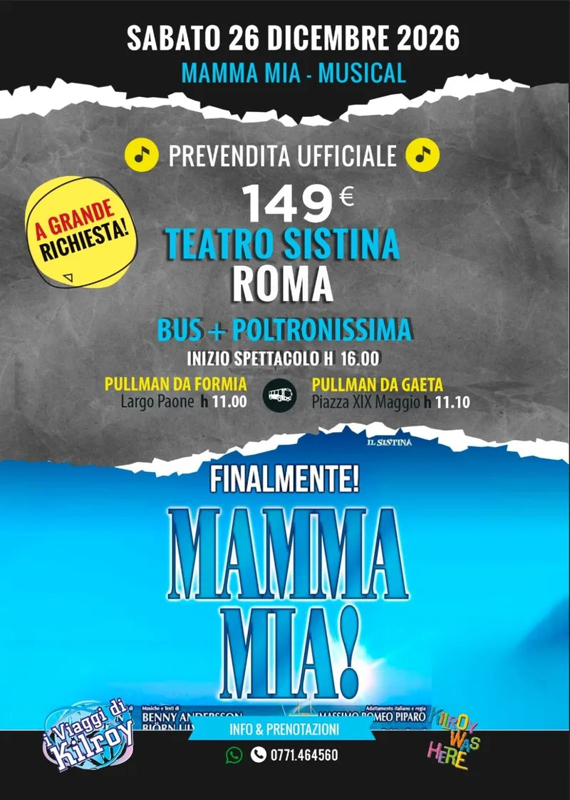 TEATRO SISTINA - MAMMA MIA - MUSICAL 