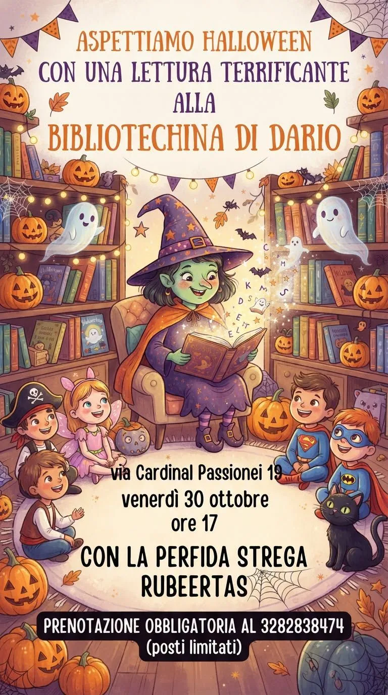 Aspettando Halloween: storie terrificanti con la strega Rubeertas