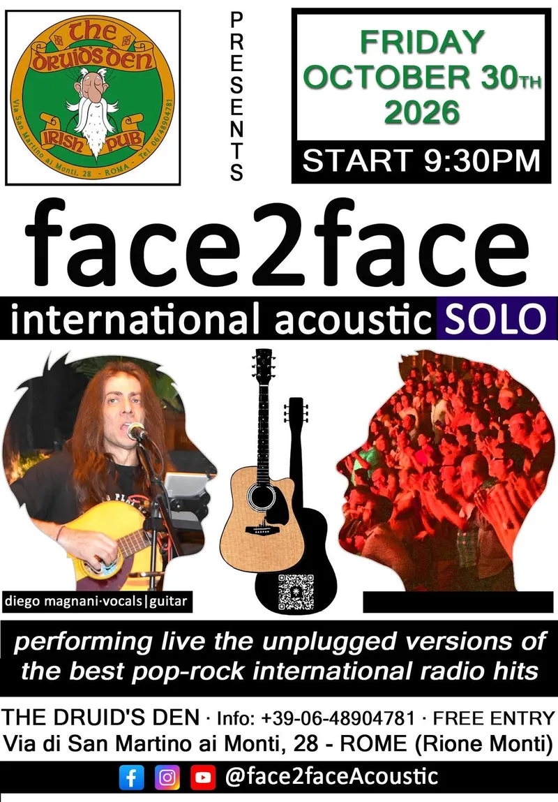 Face2Face SOLO @ The Druid's Den Irish Pub - Rome (Roma)