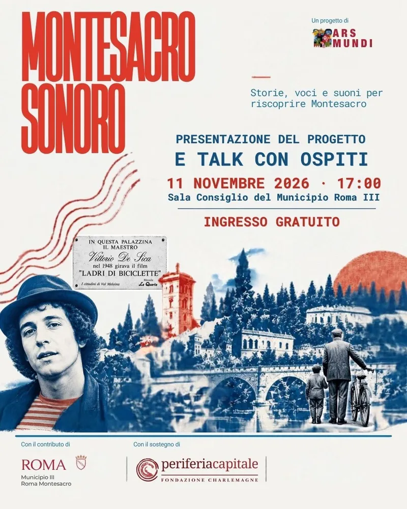 MONTESACRO SONORO - presentazione del progetto e talk | Sala Consiglio - Municipio III Roma
