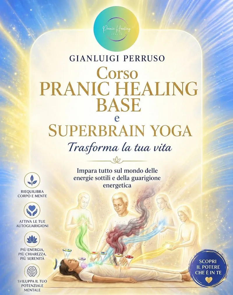 Pranic Healing Base (1 livello) e Super brain Yoga