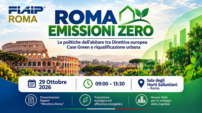 ROMA EMISSIONI ZERO – Case Green e COP31
