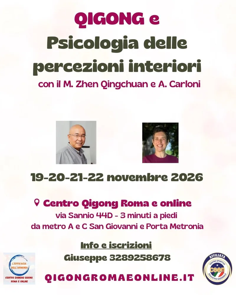 Qigong e Psicologia delle Percezioni Interiori