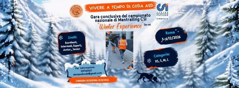 Gara Nazionale di Mantrailing 5-6/12/2026