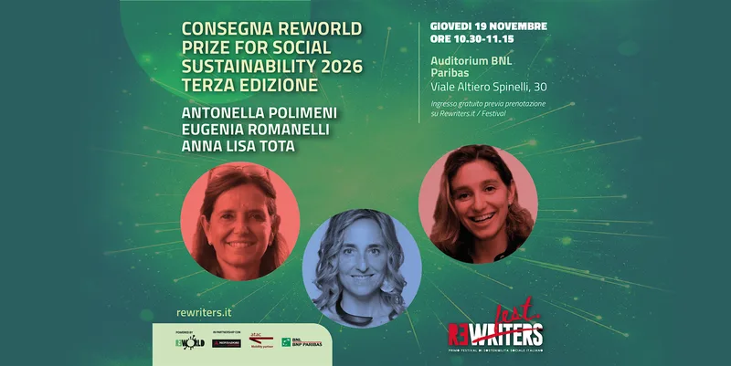 CONSEGNA REWORLD PRIZE FOR SOCIAL SUSTAINABILITY 2026 TERZA EDIZIONE