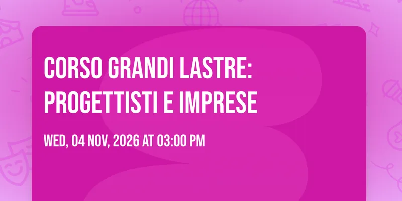 Corso Grandi  Lastre: progettisti e imprese