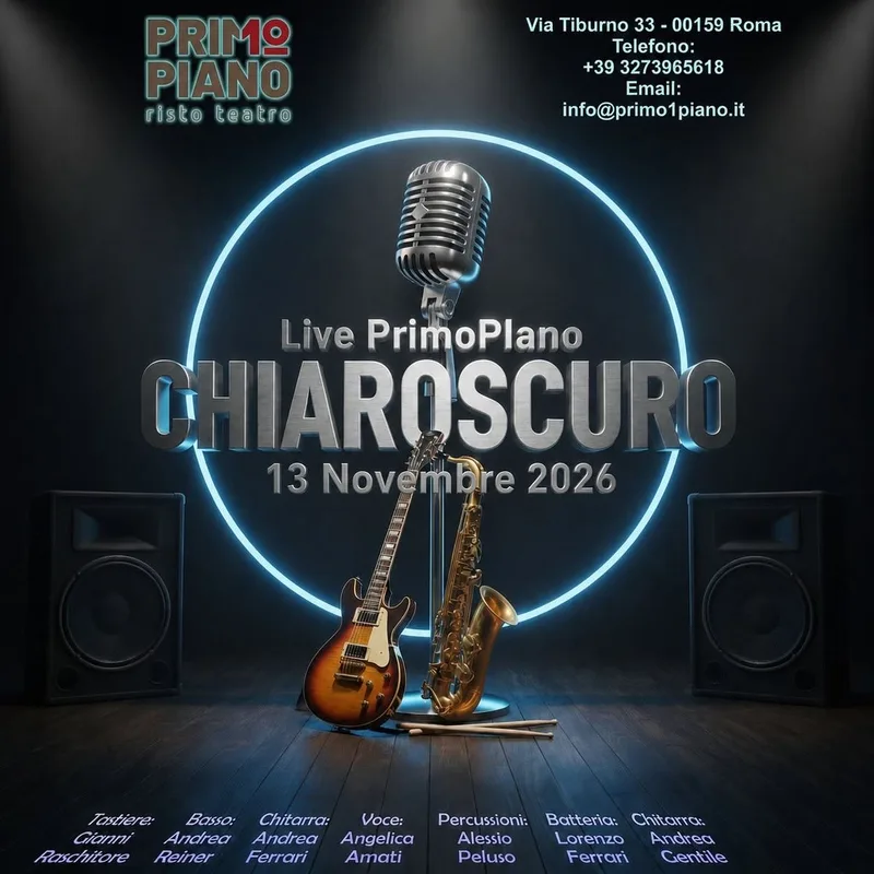 Chiaroscuro Concert & Dinner @ Primo Piano Dinner Concert