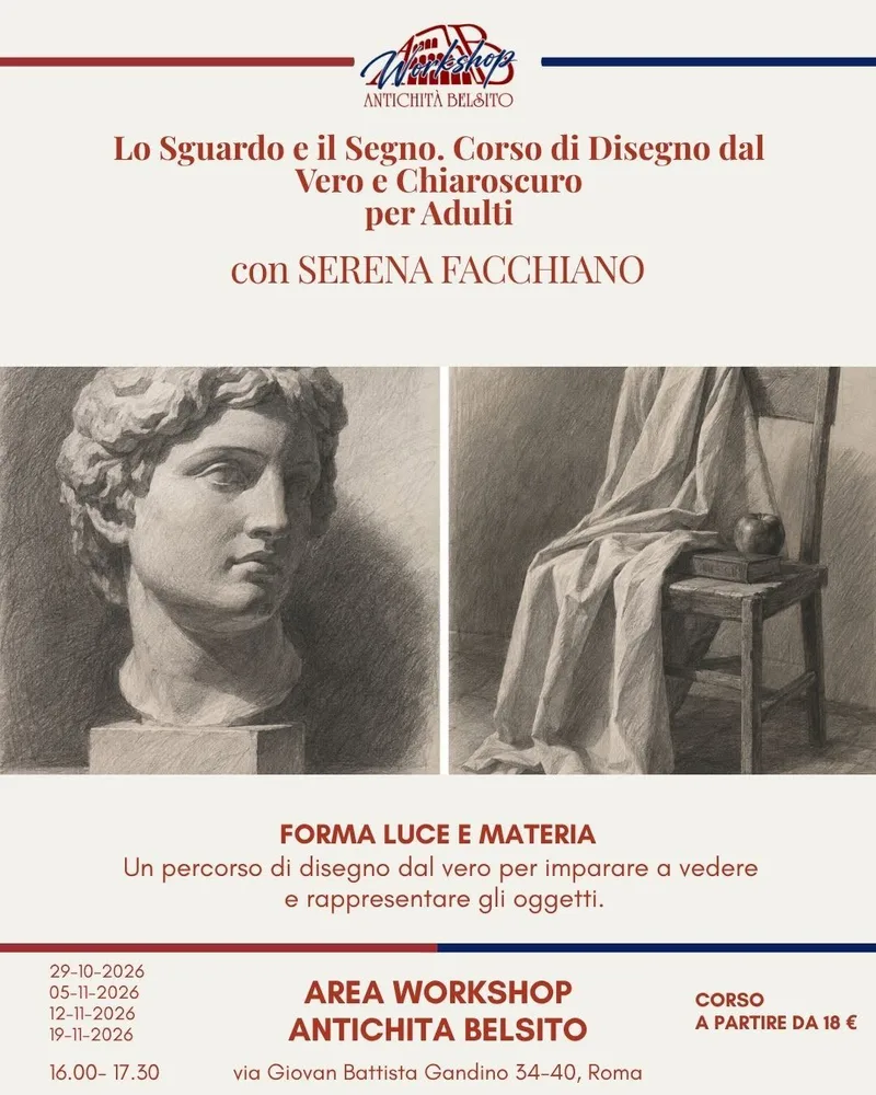 Lo Sguardo e il Segno. Corso di Disegno dal Vero e Chiaroscuro per adulti