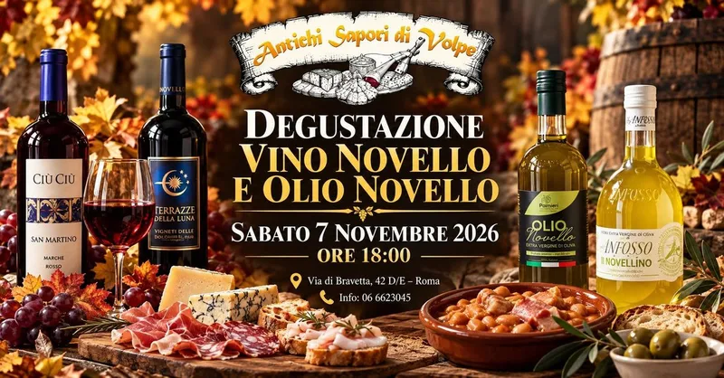 Degustazione Vino & Olio Novello 2026
