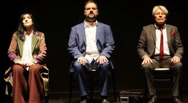 La morte e la fanciulla, spettacolo con Elena Bucci, Marco Sgrosso e Gaetano Colella